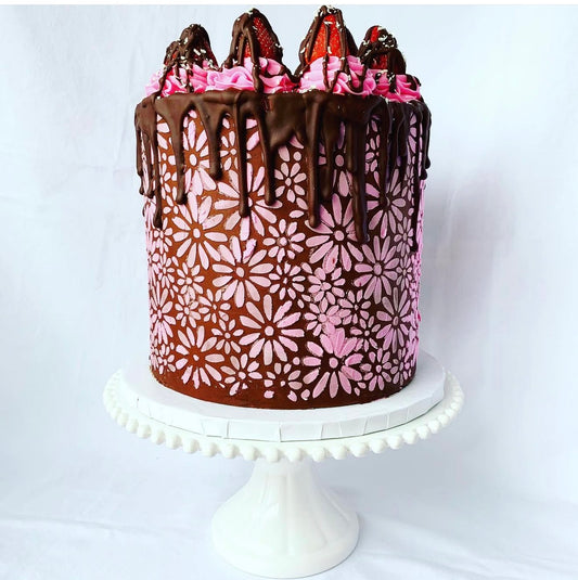 8" Double Barrel Artist's Choice Cake-Buttercream